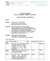 Audit & Assurance Committee Minutes - 13 December 2022
